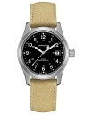 ハミルトン カーキ 腕時計（レディース） ハミルトン レディース 腕時計 アクセサリー Unisex Swiss Mechanical Khaki Field Khaki Canvas Strap Watch 38mm Beige