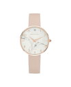 AhAkBb^fB[j fB[X rv ANZT[ Women's Blush Leather Strap Watch 34mm Blush