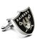 ե󥯥  եܥ ꡼ Oakland Raiders Cufflinks Black