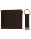 カルバン・クライン 定期入れ メンズ カルバンクライン メンズ 財布 アクセサリー Men's RFID Passcase Wallet & Key Fob Set Brown