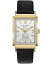 ブロバ メンズ 腕時計 アクセサリー Men's Frank Sinatra My Way Black Leather Strap Watch 29.5 x 47mm White