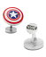 ե󥯥  եܥ ꡼ Captain America Shield Cufflinks Multi