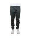ギャラクシーバイハルビック メンズ カジュアルパンツ ボトムス Men's Slim-Fit Marled Fleece Joggers with Zipper Side Pockets Charcoal