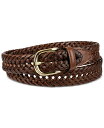 Nu[ Y xg ANZT[ Men's Hand-Laced Braided Belt Tan