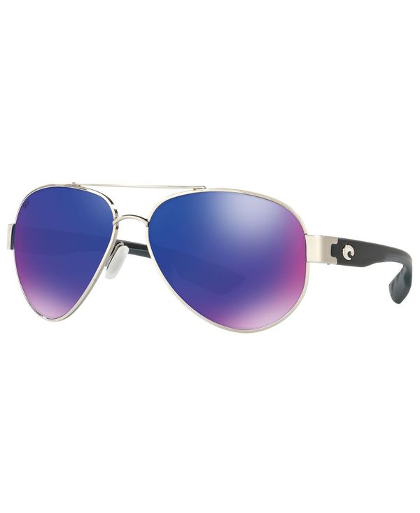 コスタデルマール レディース サングラス・アイウェア アクセサリー Polarized Sunglasses SOUTH POINT 59P SILVER/ BLUE MIRROR POLAR