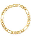 GXN@CA Y uXbgEoOEANbg ANZT[ Cuban Figaro Link Bracelet, Created for Macy's Gold Over Silver