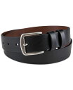 クラブルーム メンズ ベルト アクセサリー Men's Burnished-Edge Belt, Created for Macy's Black