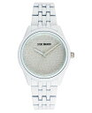 XeB[u }f fB[X rv ANZT[ Women's Matte White Rubberized Link Band Watch, 36mm White