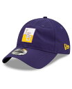 ニューエラ メンズ 帽子 アクセサリー Men's Purple LSU Tigers Contrast Patch 9TWENTY Adjustable Hat Purple