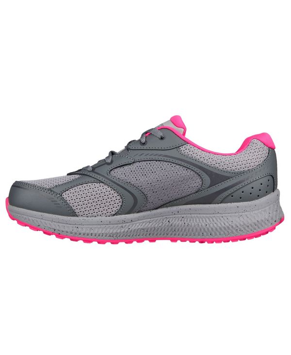スケッチャーズ レディース スニーカー シューズ Women's GOrun Consistent Running Sneakers from Finish Line Gray, Pink