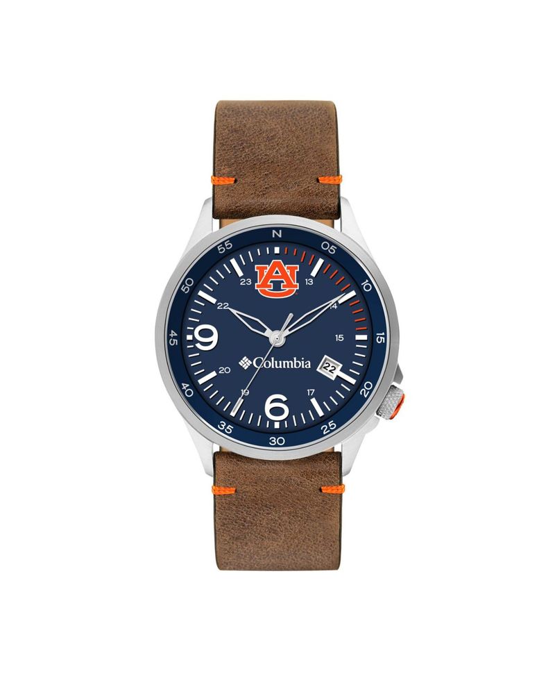 コロンビア レディース 腕時計 アクセサリー Men's Canyon Ridge Auburn Saddle Leather Watch 45mm Brown