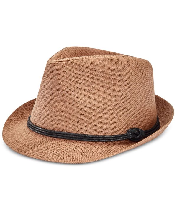 楽天ReVida 楽天市場店リーバイス メンズ 帽子 アクセサリー Men's Straw Fedora Brown