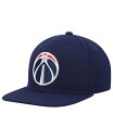 ミッチェル＆ネス ミッチェル&ネス メンズ 帽子 アクセサリー Men's Navy Washington Wizards Ground 2.0 Snapback Hat Navy