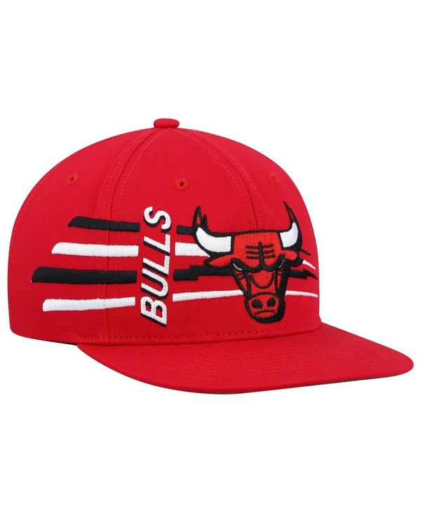 ミッチェル＆ネス ミッチェル&ネス メンズ 帽子 アクセサリー Men's Red Chicago Bulls Retro Bolt Deadstock Snapback Hat Red