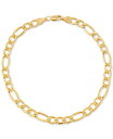 C^A S[h Y uXbgEoOEANbg ANZT[ Figaro Link Chain Bracelet in 10k Gold Gold