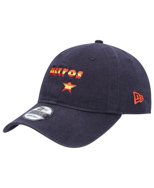 ニューエラ メンズ 帽子 アクセサリー Men's Navy Houston Astros Fashion Core Classic 9TWENTY Adjustable Hat Navy