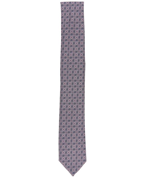 バースリー メンズ ネクタイ アクセサリー Men's Lenox Skinny Medallion Neat Tie, Created for Macy's Pink