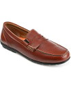 トーマスアンドバイン メンズ スリッポン・ローファー シューズ Men's Woodrow Driving Loafers Cognac