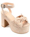 ジュルネ コレクション レディース サンダル シューズ Women 039 s Zenni Two-Piece Platform Dress Sandals Beige