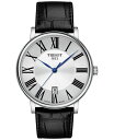 eB\bg Y rv ANZT[ Men's Swiss Carson Premium Black Leather Strap Watch 40mm Black