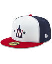 ニューエラ メンズ 帽子 アクセサリー Washington Nationals Authentic Collection 59FIFTY Fitted Cap...
