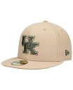ニューエラ メンズ 帽子 アクセサリー Men's Tan Kentucky Wildcats Camel & Rifle 59Fifty Fitted Hat...