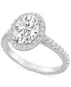 バッジェリーミシュカ レディース リング アクセサリー Certified Lab Grown Diamond Halo Engagement Ring (2-1/2 ct. t.w.) in 14k White Gold White Gold