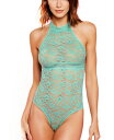 ホーティ レディース ナイトウェア アンダーウェア Women's One Piece Clarisa Stretch Lace Halter Teddy Mint