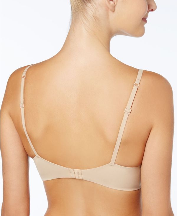 カルバンクライン レディース Tシャツ トップス Perfectly Fit Full Coverage T-Shirt Bra F3837 Bare (Nude 5)