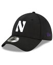 ニューエラ メンズ 帽子 アクセサリー Men's Black Northwestern Wildcats Campus Preferred 39Thirty ...