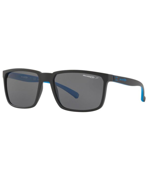 ͥå  󥰥饹 ꡼ Polarized Sunglasses, AN4251 58 STRIPE MATTE BLACK / POLAR GREY