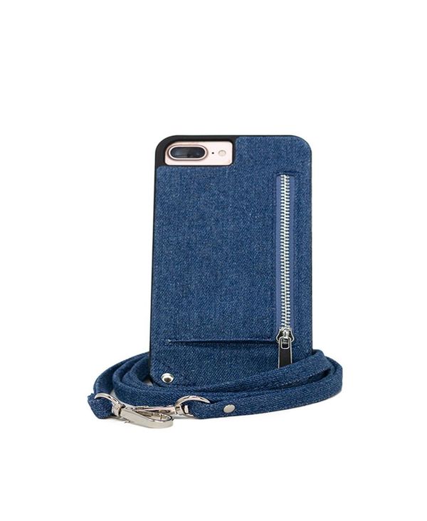 ヘラケース レディース PC・モバイルギアケース アクセサリー Crossbody iPhone Plus Case with Strap Wallet Bleached D