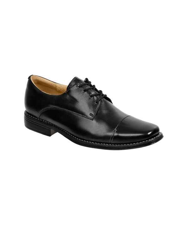 ɥ⥹  ɥ쥹塼 塼 Men's Maxwell 4 Eyelet Cap Toe Dress Shoes Black