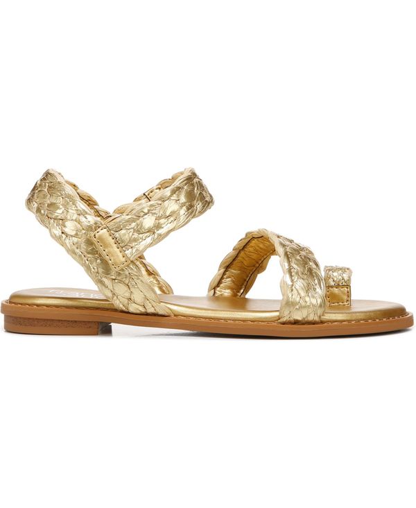 フランコサルト レディース サンダル シューズ Graze 2 Strappy Sandals Gold Faux Leather/Fabric