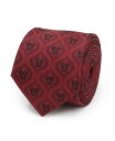 ディズニー  ディズニー メンズ ネクタイ アクセサリー Men's Mickey Mouse Holiday Metallic Silk Tie Red