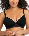 メイデンフォーム レディース ブラジャー アンダーウェア Women's One Fab Fit&reg; Wireless Demi Bra DM2301 Black