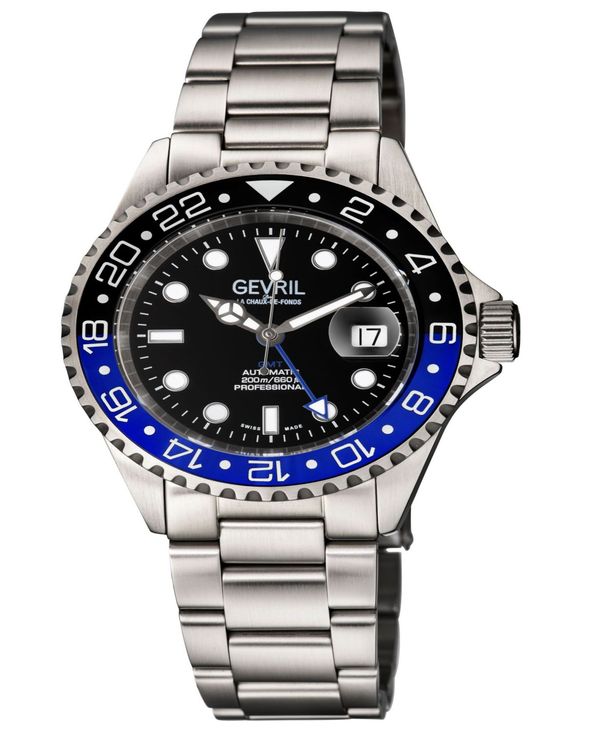 ■ブランド Gevril (ジェビル)■商品名 Men's Wall Street Swiss Automatic Silver-Tone Stainless Steel Bracelet Watch 43mm■商品は海外よりお取り寄せの商品となりますので、お届けまで10日-14日前後お時間頂いております。 ■ブランド・商品・デザインによって大きな差異がある場合があります。 ■あくまで平均的なサイズ表ですので「目安」として参考にしてください。 ■お届けの商品は1枚目のお写真となります。色展開がある場合、2枚目以降は参考画像となる場合がございます。 ■只今、すべて商品につきまして、期間限定で送料無料となります。