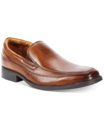 クラークス メンズ スリッポン・ローファー シューズ Men's Tilden Free Loafer Dark Tan Leather