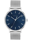 JoNC Y rv ANZT[ Stainless Steel Mesh Bracelet Watch 42mm Silver