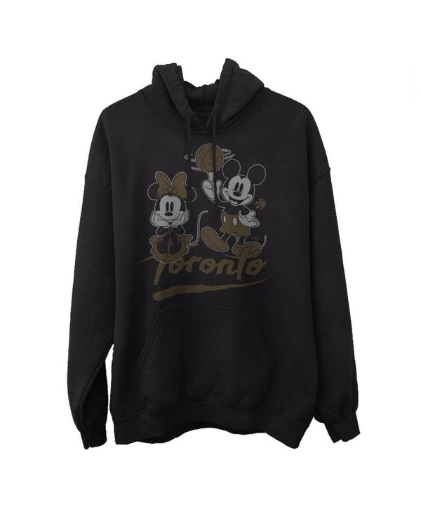 ジャンクフード メンズ パーカー・スウェット アウター Men's Black Toronto Raptors Disney Mickey and Minnie 2020/21 City Edition Pullover Hoodie Black