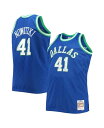 ミッチェル&ネス メンズ シャツ トップス Men's Dirk Nowitzki Royal Dallas Mavericks Big and Tall 1998-99 NBA 75th Anniversary Diamond Swingman Jersey Royal