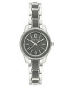 ANC fB[X rv ANZT[ Gray Enamel and Silver-Tone Bracelet Watch 30mm Gray