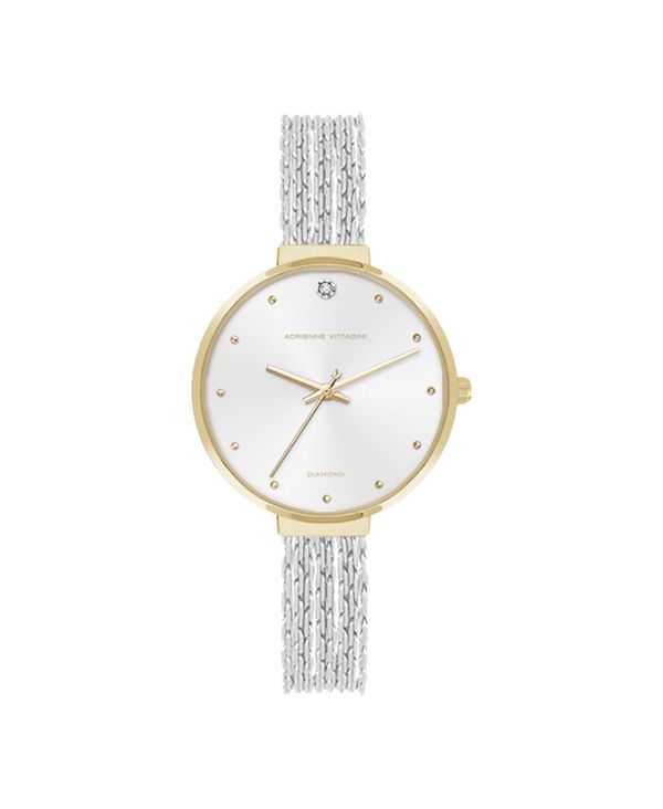 ɥꥢ̥åǥ ǥ ӻ ꡼ Women's Silver-Tone Metal Strap Watch ...