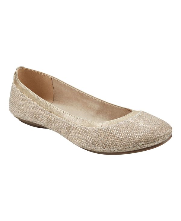 バンドリーノ レディース パンプス シューズ Women's Edition Ballet Flats Gold-Tone Glitter Textile