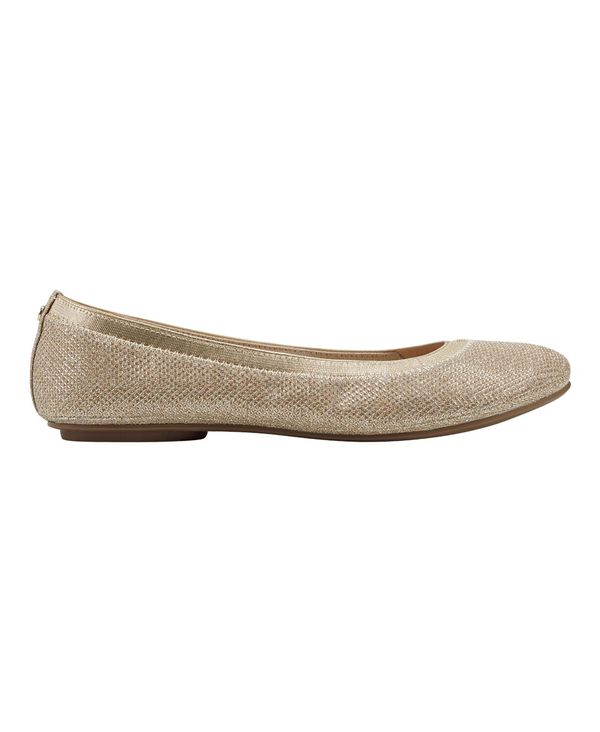 バンドリーノ レディース パンプス シューズ Women's Edition Ballet Flats Gold-Tone Glitter Textile