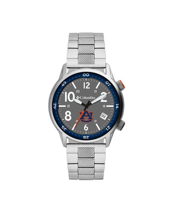 コロンビア メンズ 腕時計 アクセサリー Men's Outbacker Auburn Stainless Steel Bracelet Watch 45mm Silver