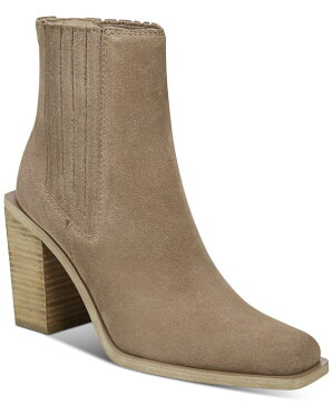 サムエデルマン レディース ブーツ・レインブーツ シューズ Women's Emalia Square-Toe Booties Deep Taupe