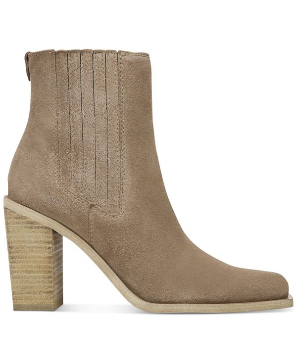 サムエデルマン レディース ブーツ・レインブーツ シューズ Women's Emalia Square-Toe Booties Deep Taupe