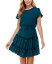 シティー スタジオ レディース ワンピース トップス Juniors' Ruffle Tier Fit & Flare Dress Teal