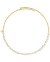 GtB[ fB[X lbNXE`[J[Ey_ggbv ANZT[ EFFY&reg; Cultured Freshwater Pearl (4-1/2mm) Choker Necklace in 14k Gold 14K Yellow Gold